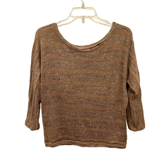 Women's Small Free People Tunic Knitted Cotton Linen Sweater - Picture 1 of 5
